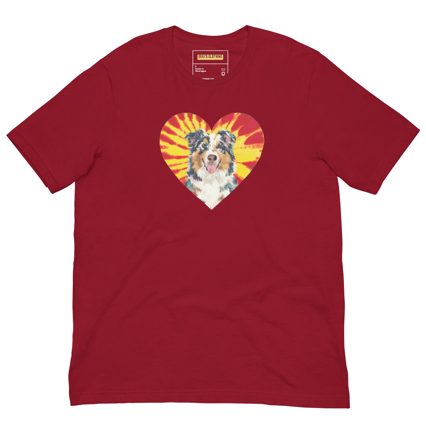 I Love my Australian Shepherd Unisex t-shirt - Deki's Variety Store