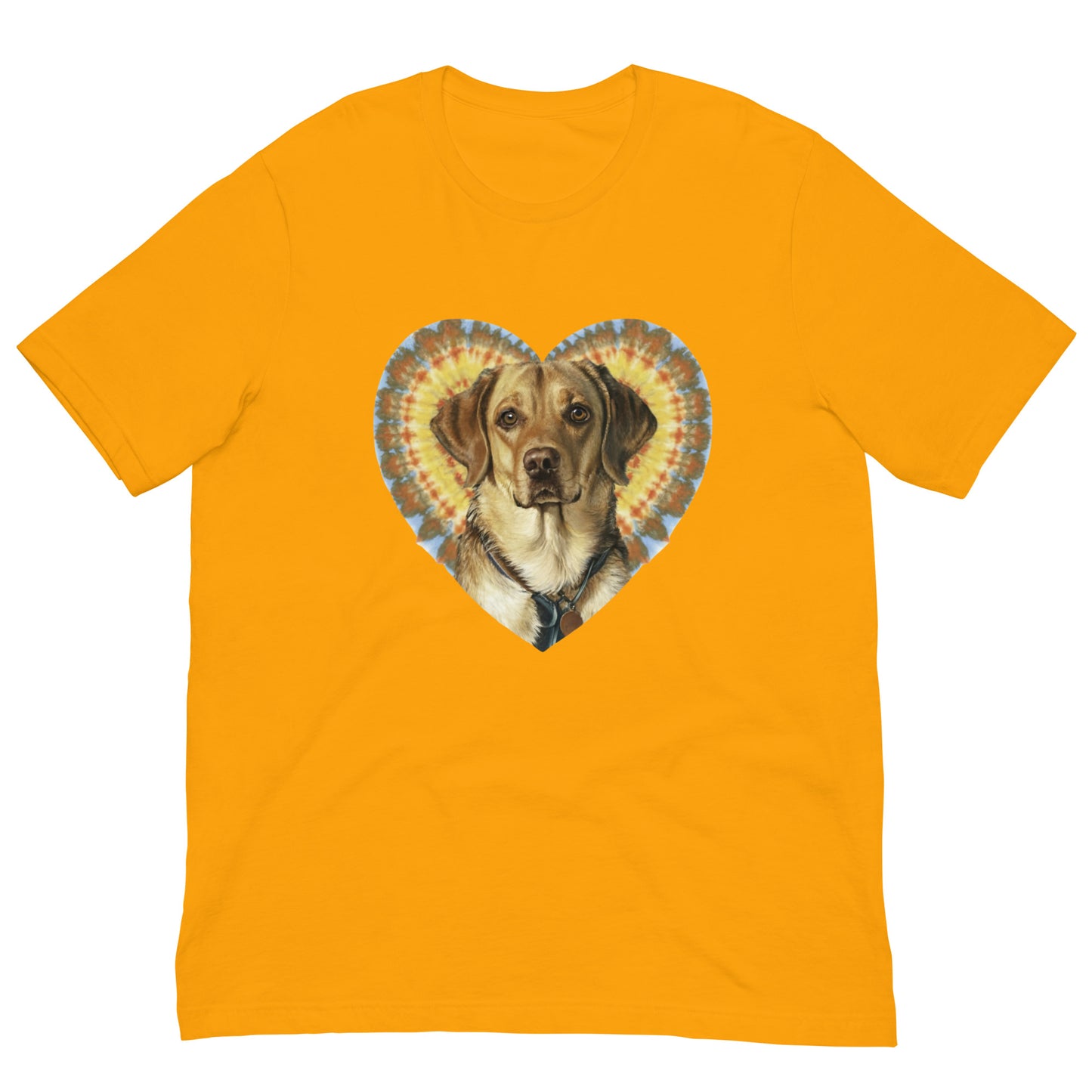 I Love my Labrador Retrievers - Tie and Dye Unisex t-shirt - Deki's Variety Store