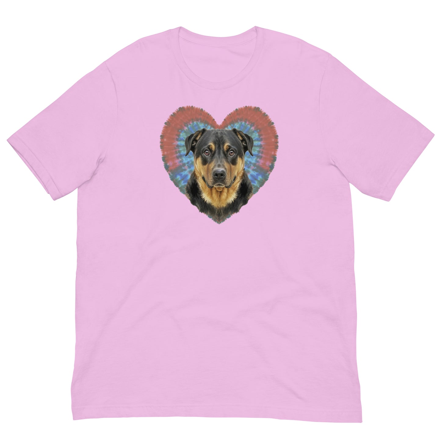 I Love my Rottweiler - Tie and Dye Unisex t-shirt - Deki's Variety Store