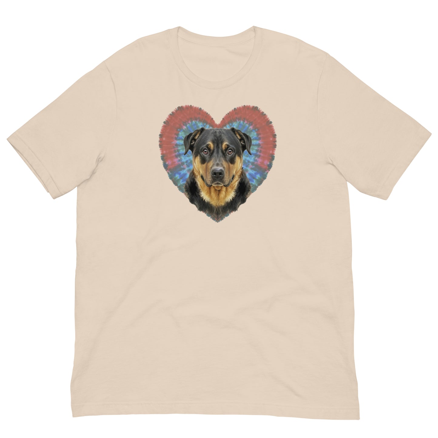 I Love my Rottweiler - Tie and Dye Unisex t-shirt - Deki's Variety Store