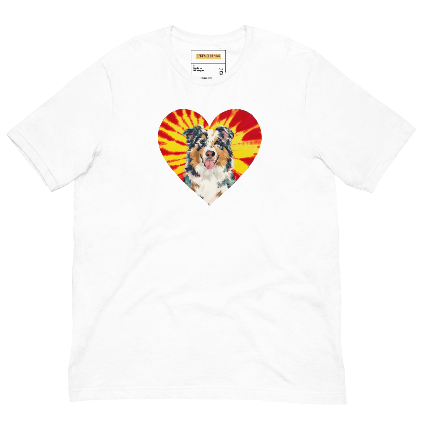 I Love my Australian Shepherd Unisex t-shirt - Deki's Variety Store