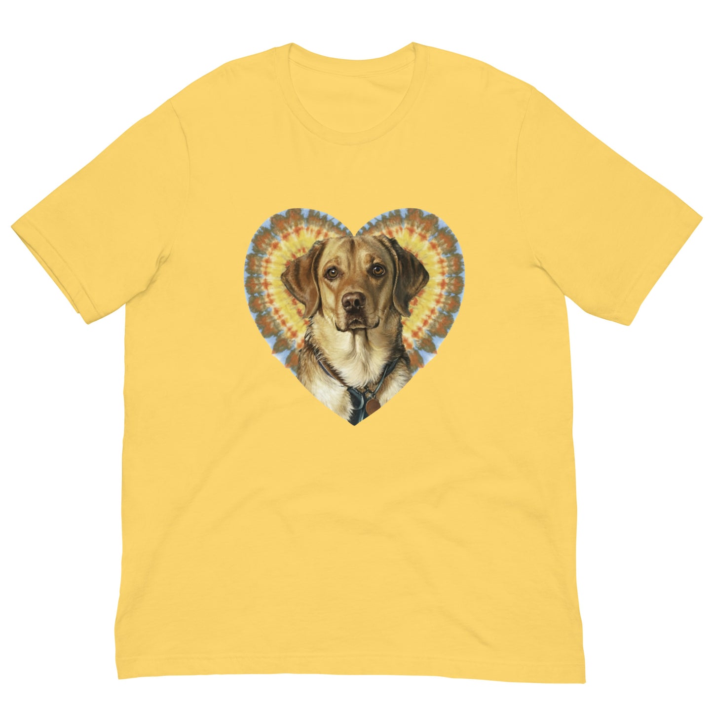 I Love my Labrador Retrievers - Tie and Dye Unisex t-shirt - Deki's Variety Store