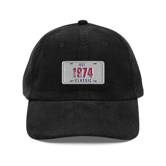 Est. 1974 Classic Vintage corduroy cap - Deki's Variety Store