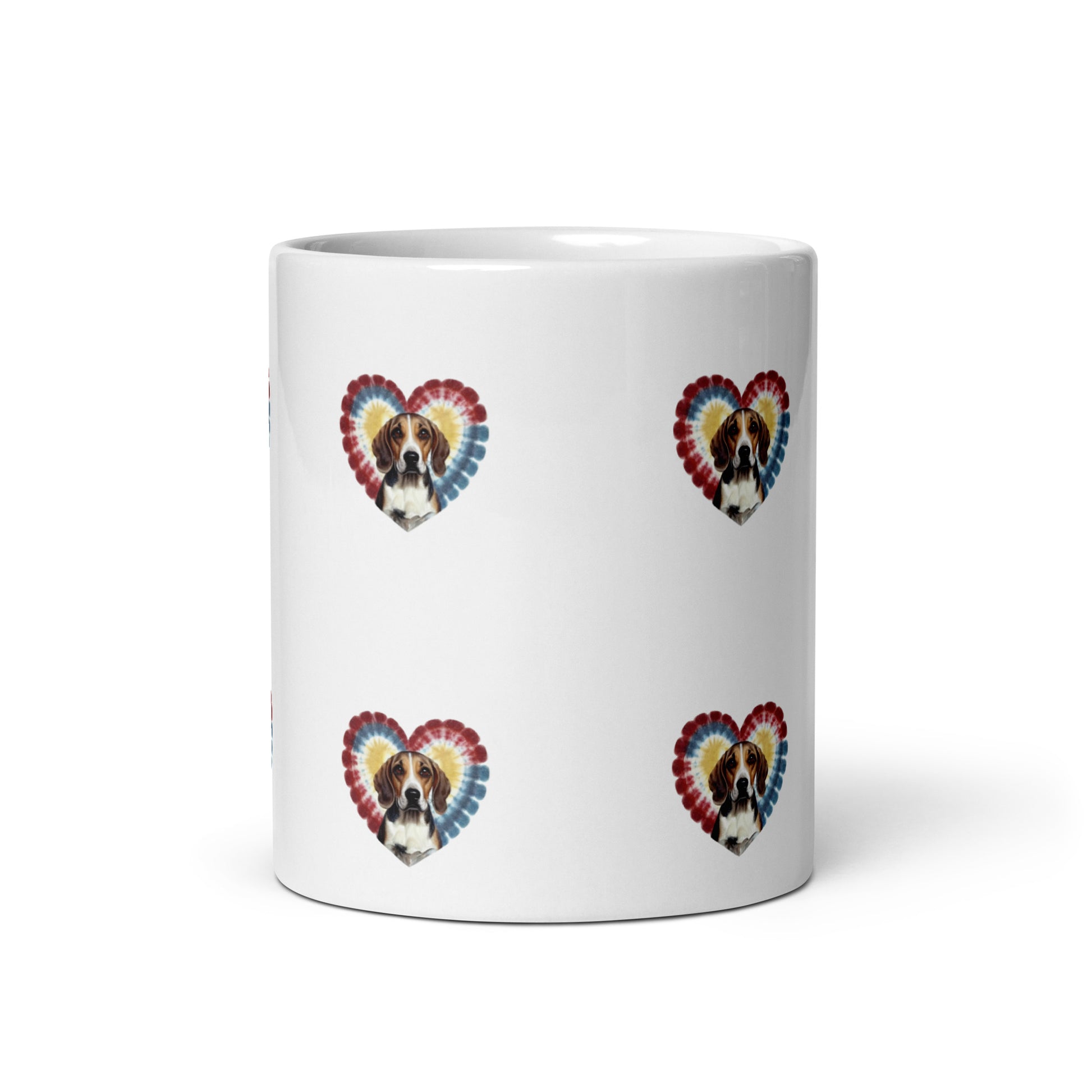 I Love my Beagle White glossy mug - Deki's Variety Store