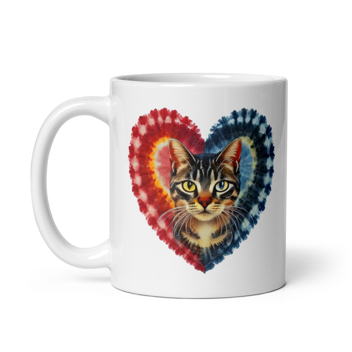 A Moggy Cat White glossy mug - Deki's Variety Store