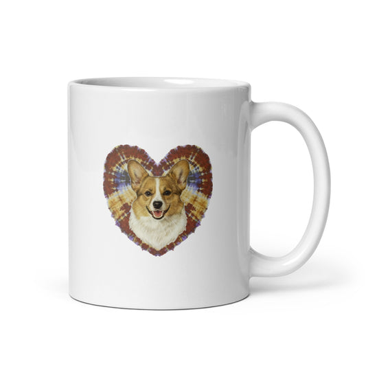 A Welsh Corgi White glossy mug - Deki's Variety Store