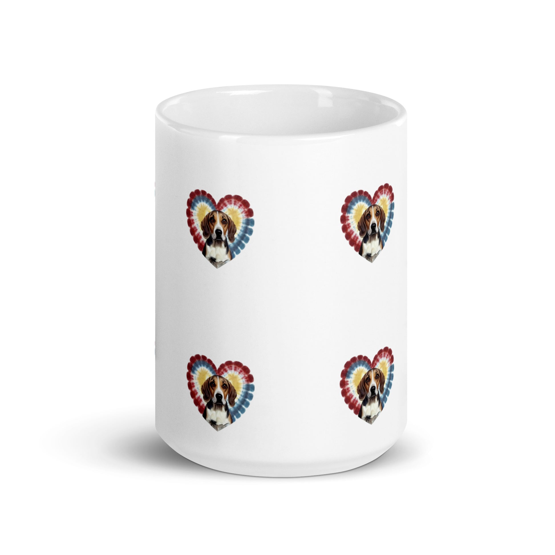 I Love my Beagle White glossy mug - Deki's Variety Store