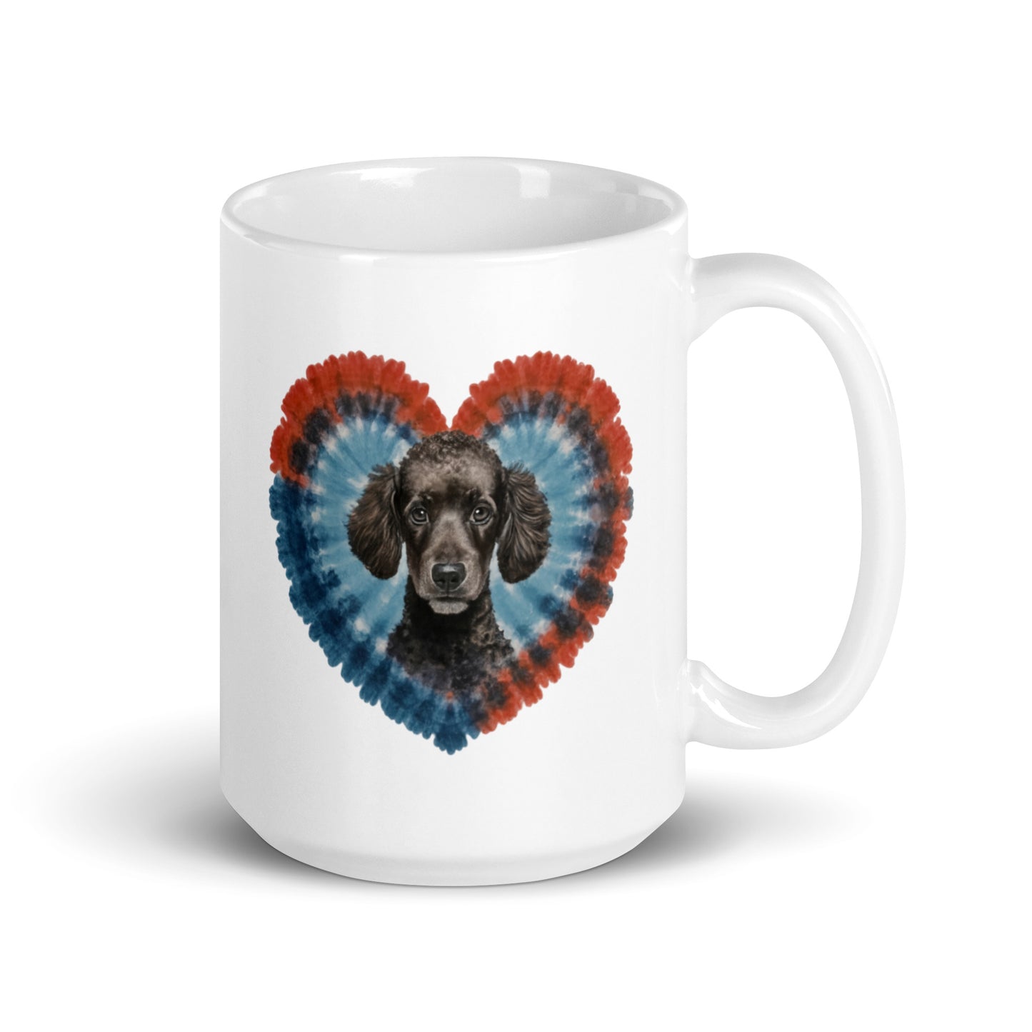 A Black Poodle White glossy mug - Deki's Variety Store