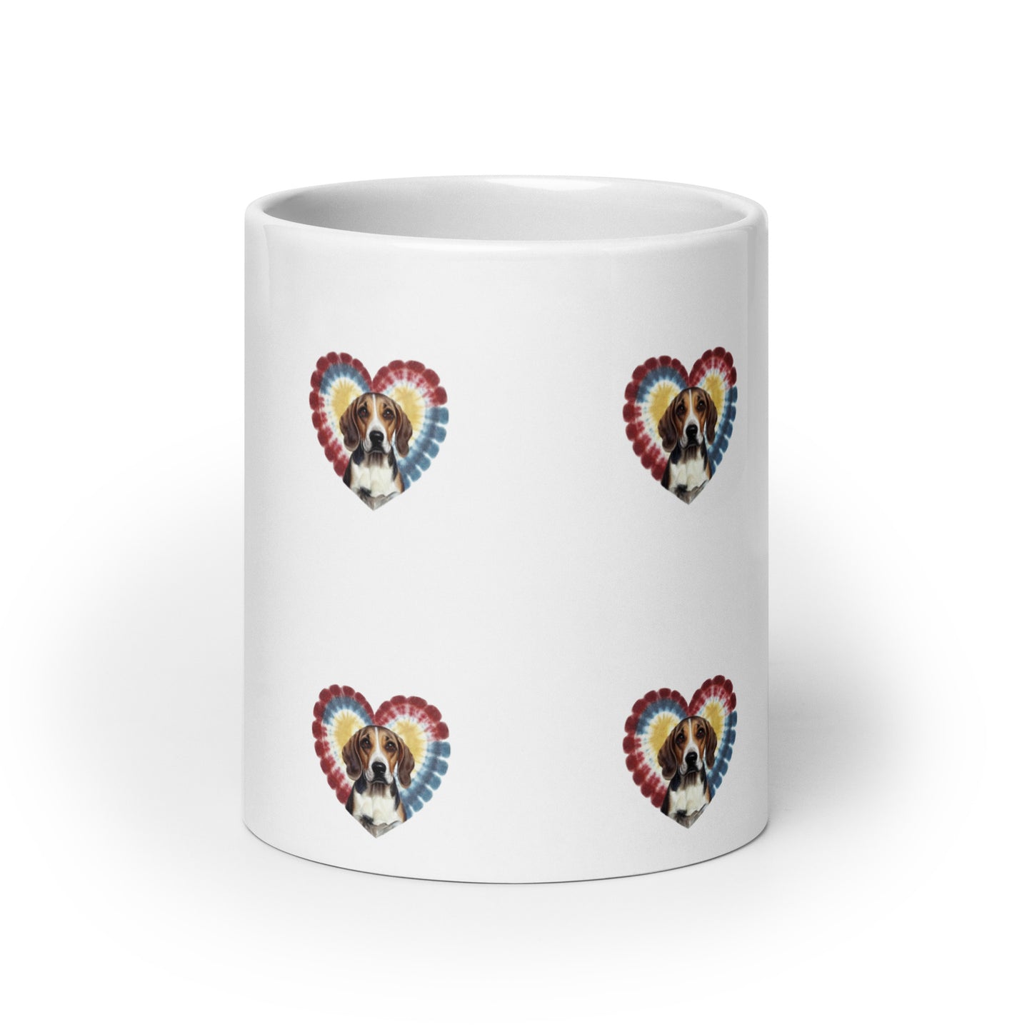 I Love my Beagle White glossy mug - Deki's Variety Store