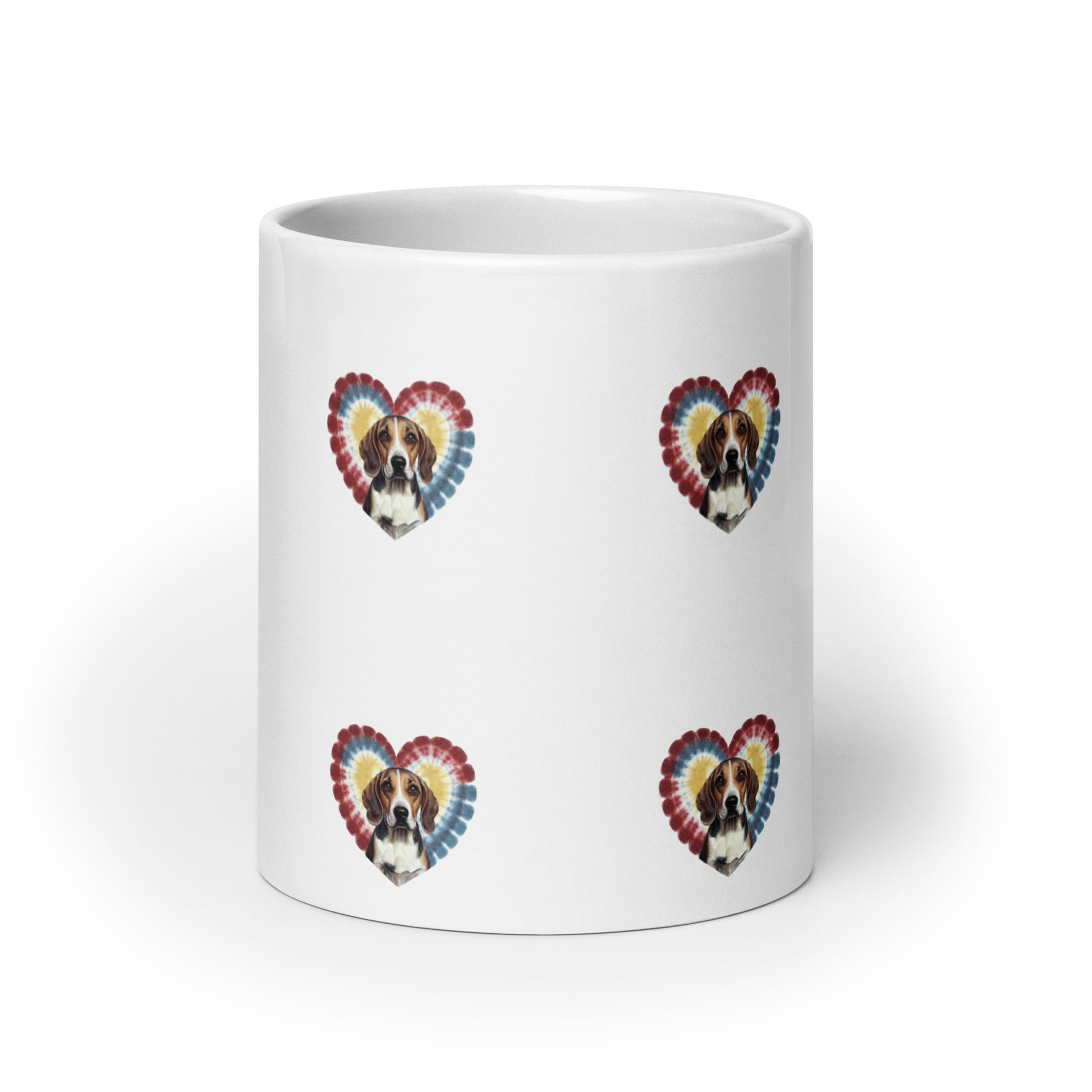 I Love my Beagle White glossy mug - Deki's Variety Store