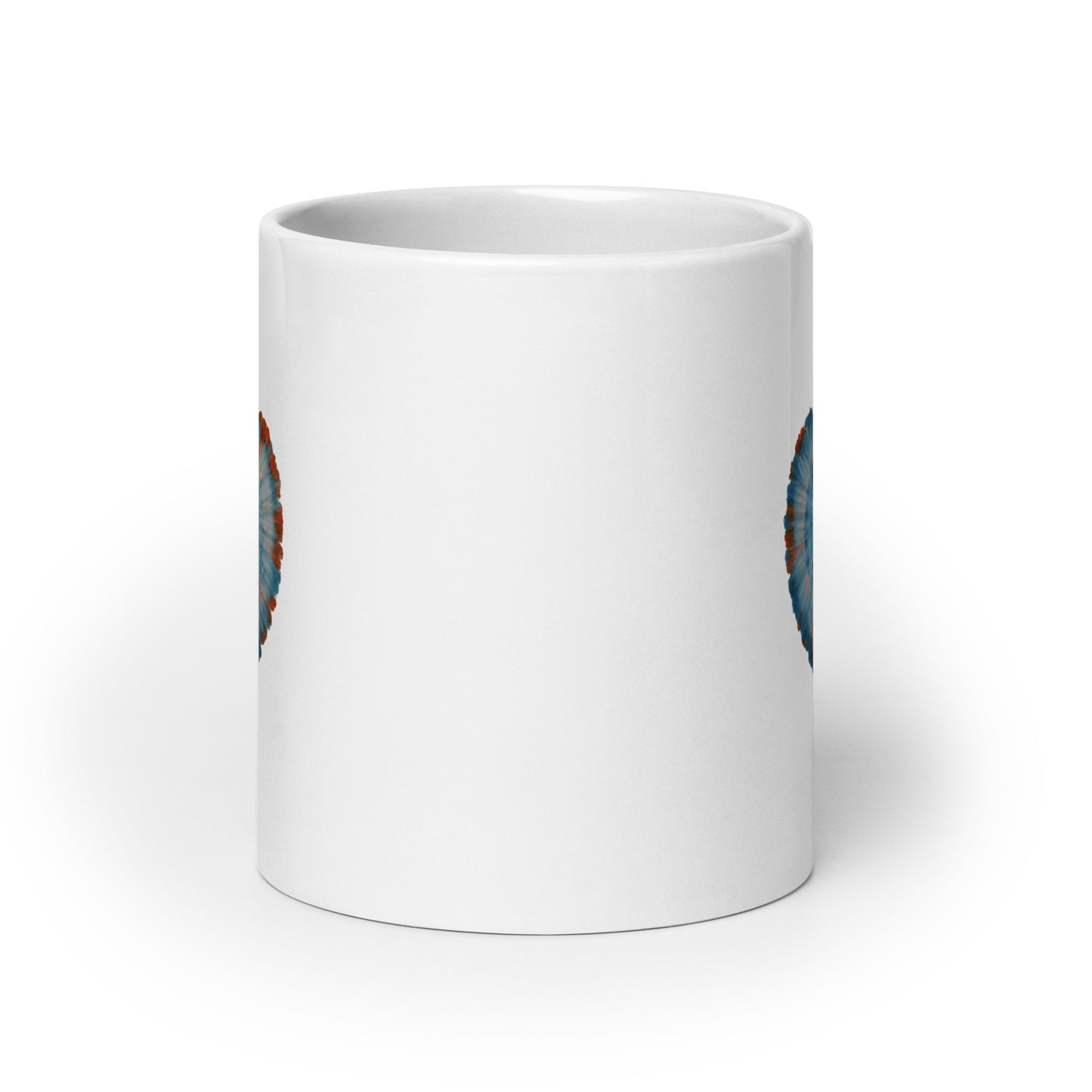 A Blue Cat White glossy mug - Deki's Variety Store