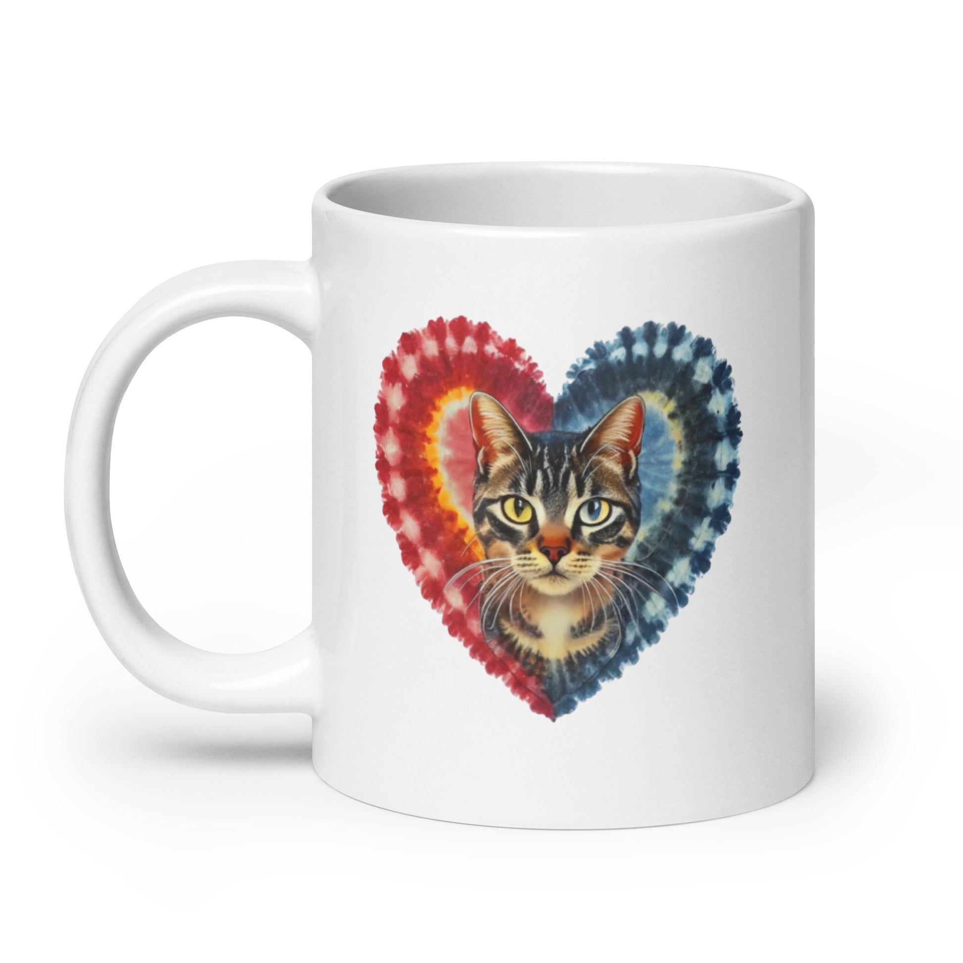 A Moggy Cat White glossy mug - Deki's Variety Store