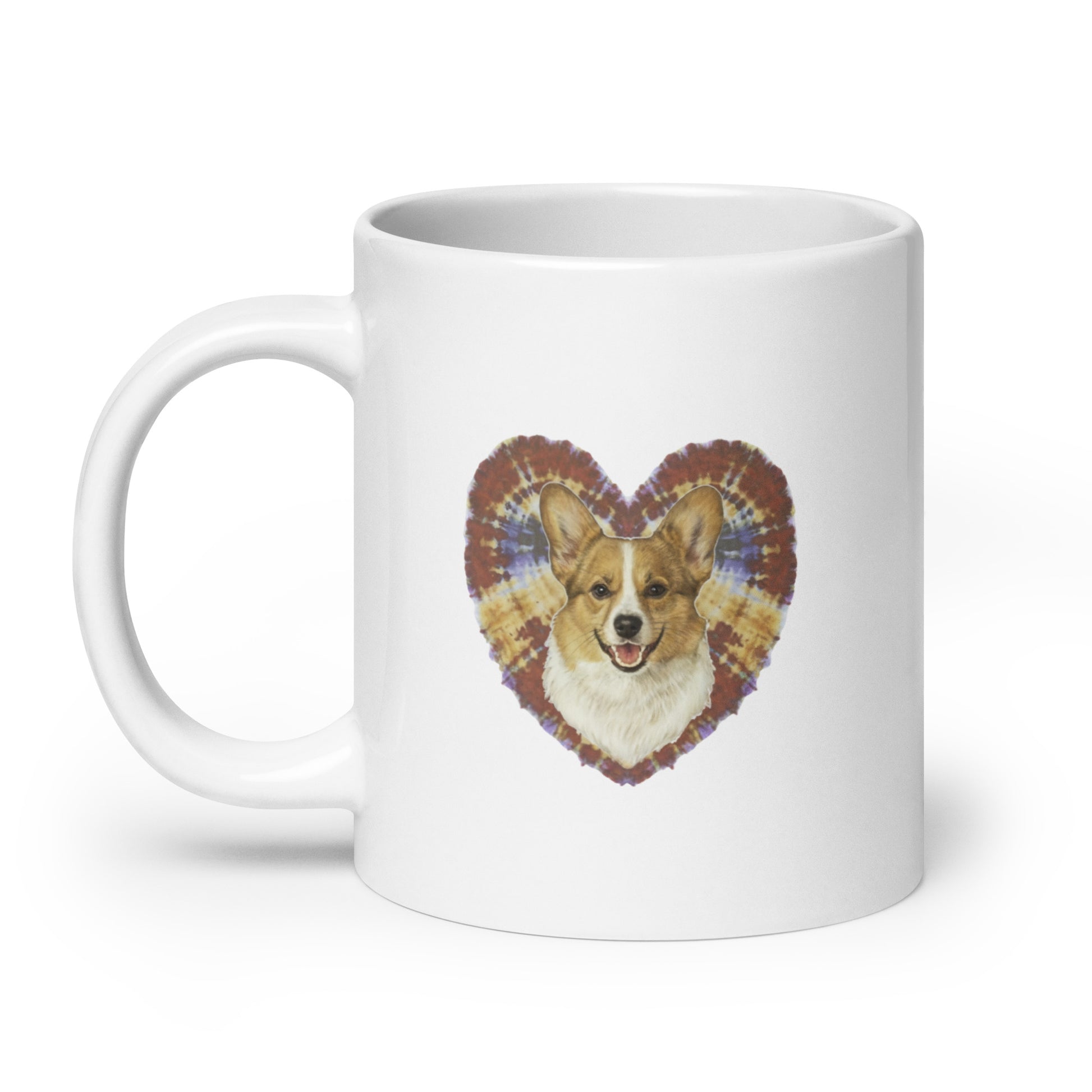 A Welsh Corgi White glossy mug - Deki's Variety Store