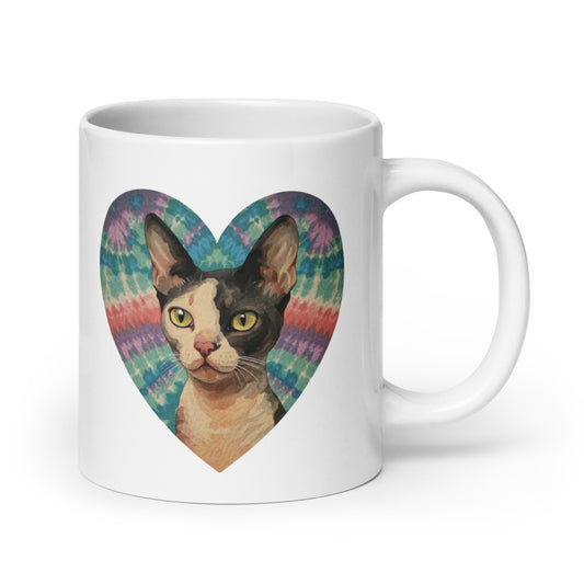 A Devon Rex glossy mug - Deki's Variety Store