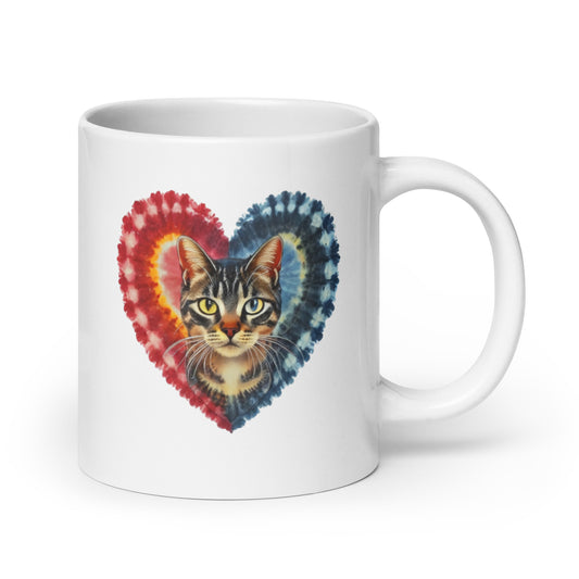 A Moggy Cat White glossy mug - Deki's Variety Store