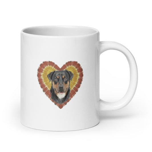 A Rotweiler White glossy mug - Deki's Variety Store