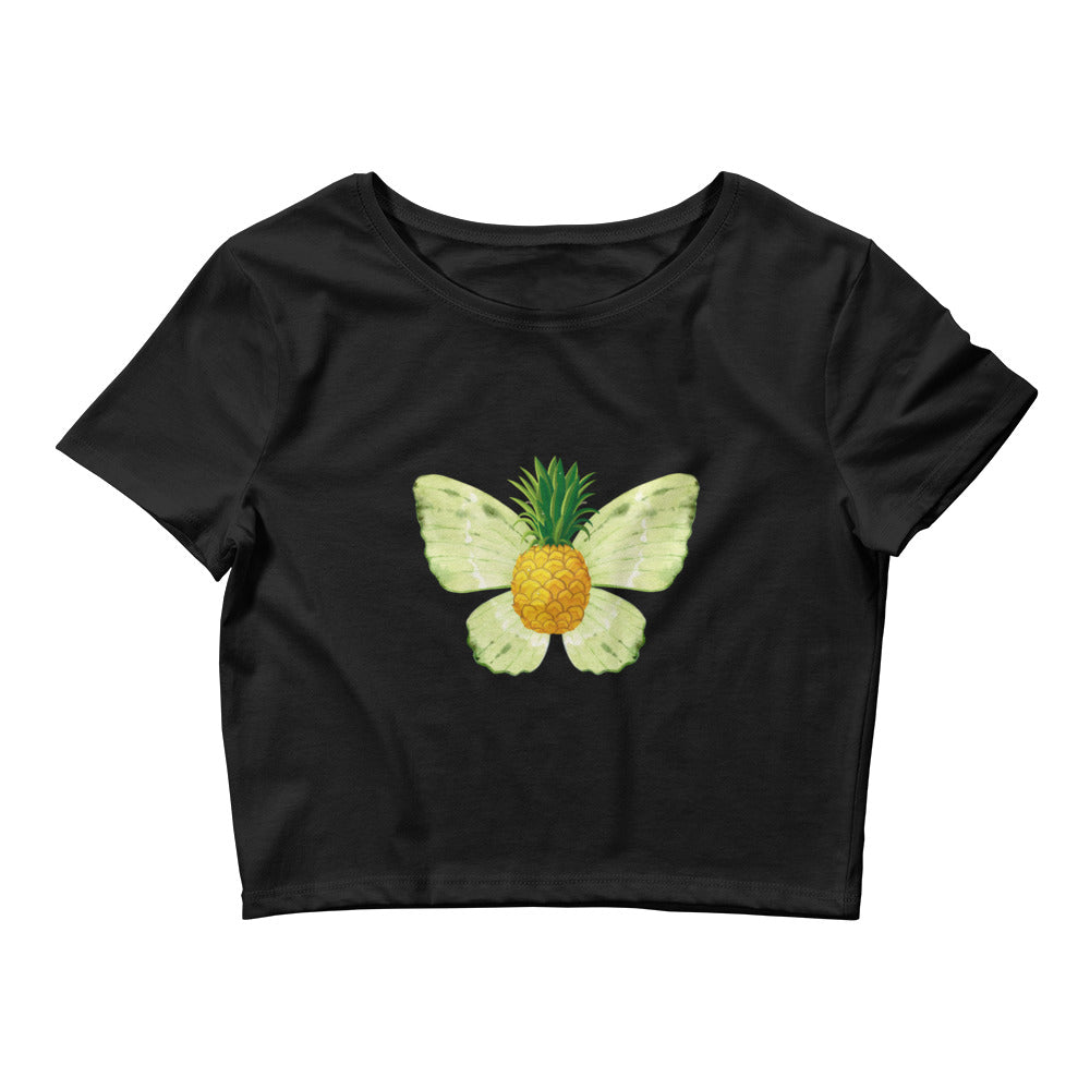 "Pineapple-Fly" Women’s Crop Tee - Deki's Variety Store