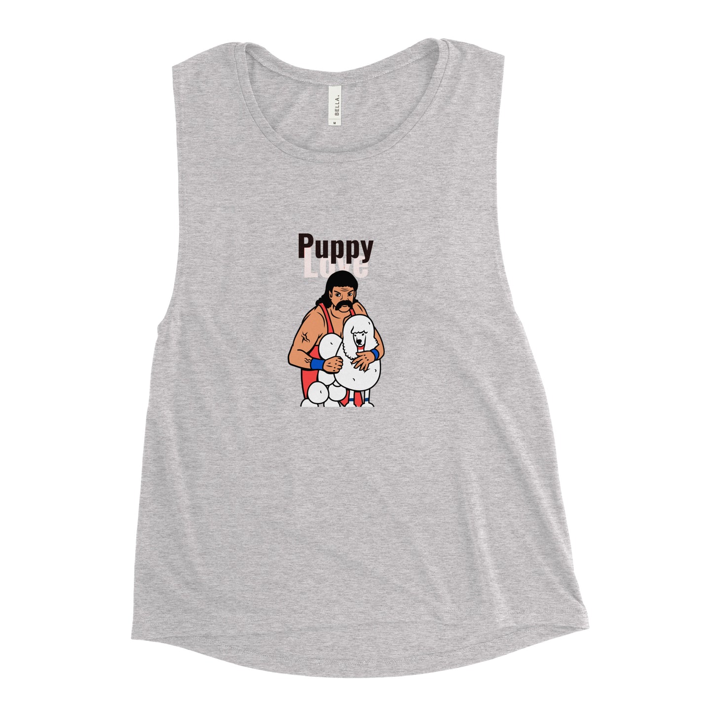 Puppy Love Ladies’ Muscle Tank - Deki's Variety Store