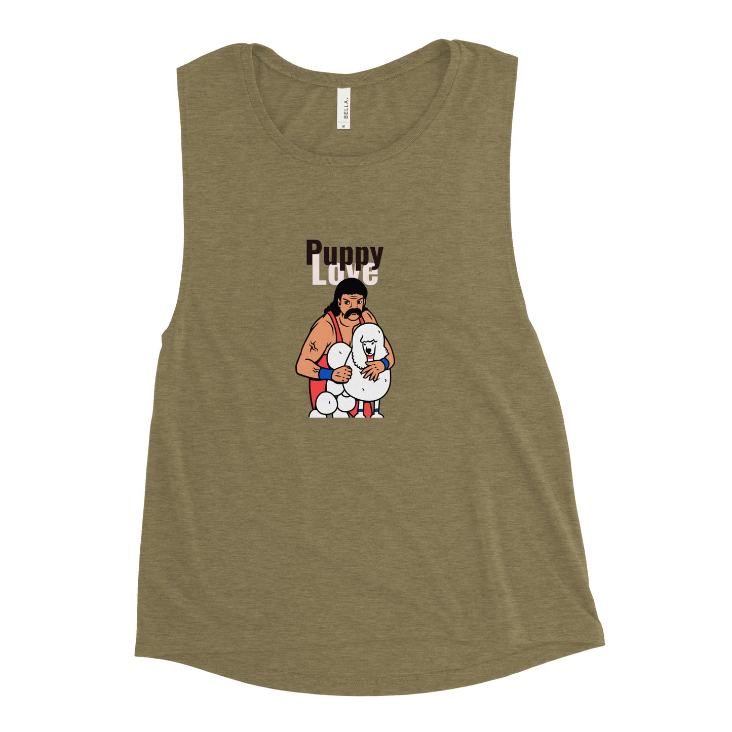 Puppy Love Ladies’ Muscle Tank - Deki's Variety Store