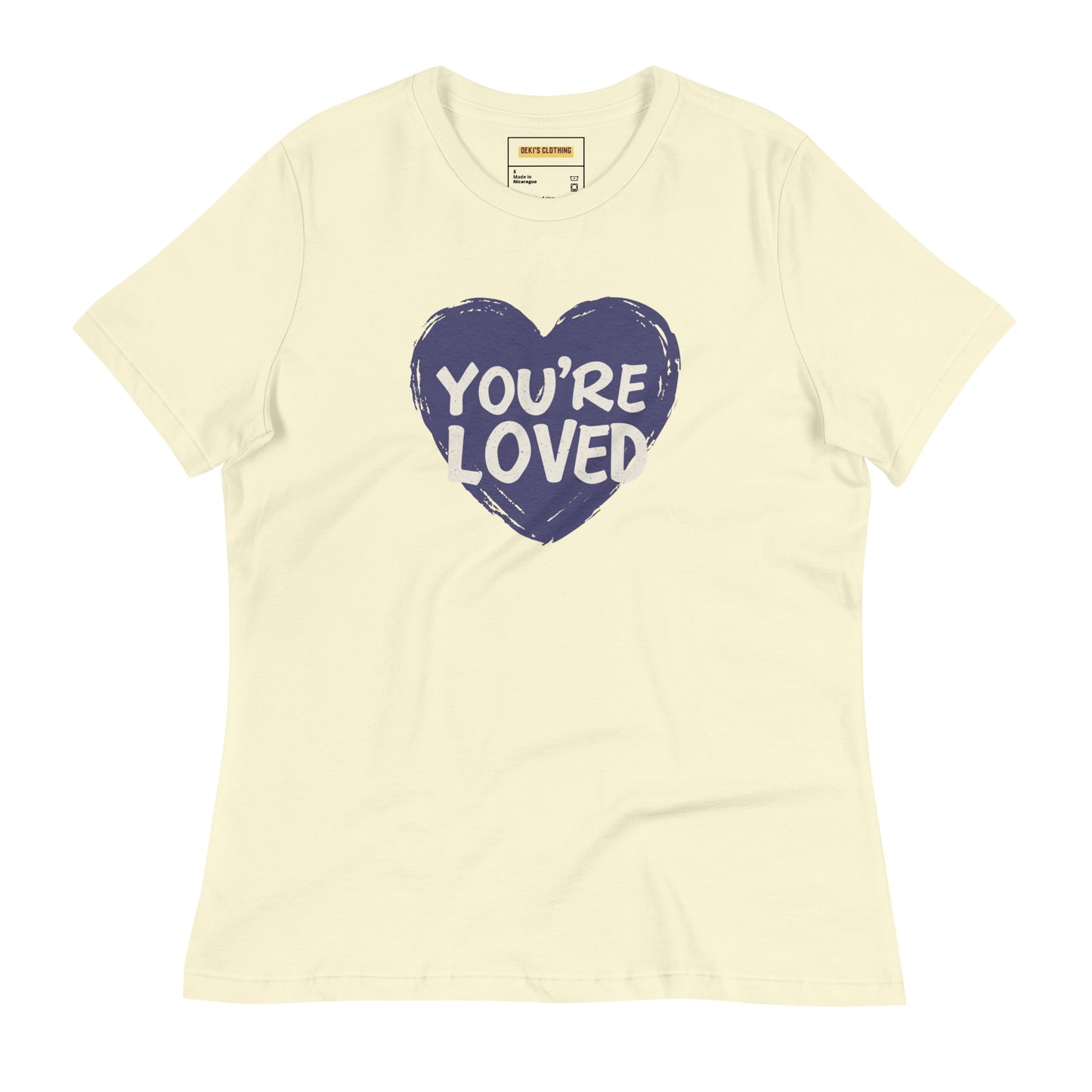 You're Loved Women's Relaxed T-Shirt - Deki's Variety Store