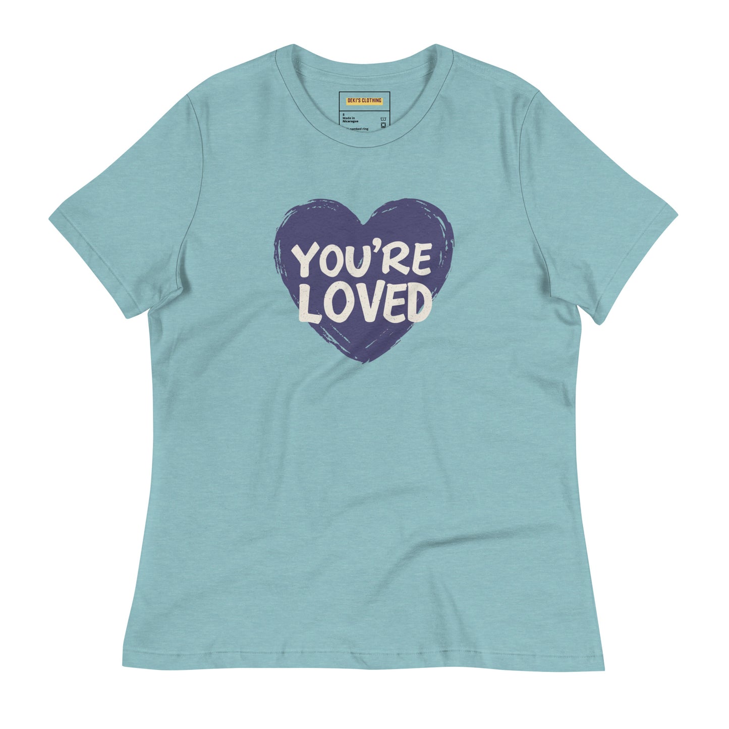 You're Loved Women's Relaxed T-Shirt - Deki's Variety Store