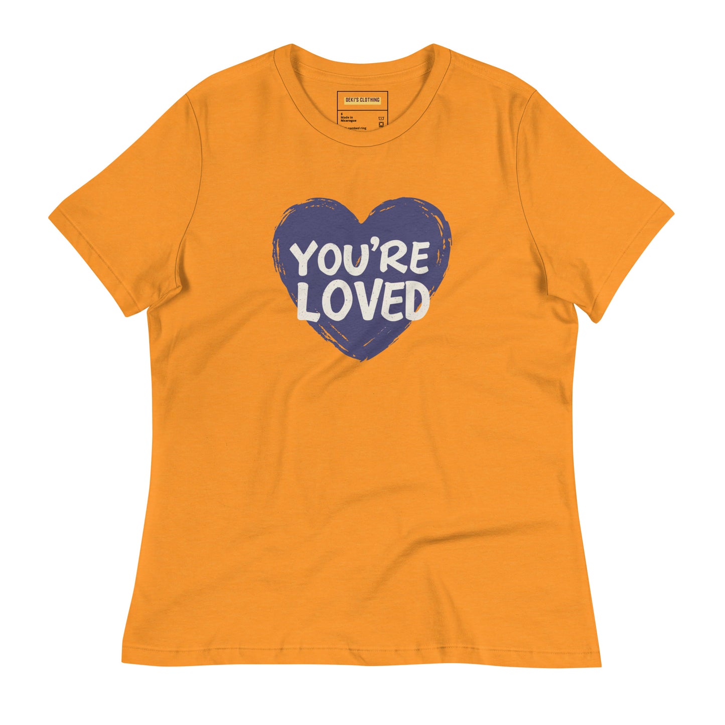 You're Loved Women's Relaxed T-Shirt - Deki's Variety Store
