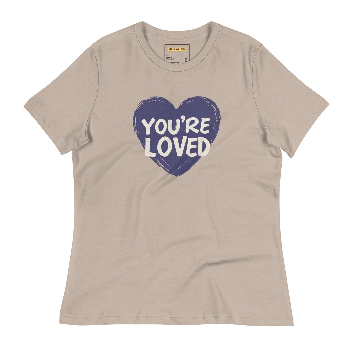 You're Loved Women's Relaxed T-Shirt - Deki's Variety Store