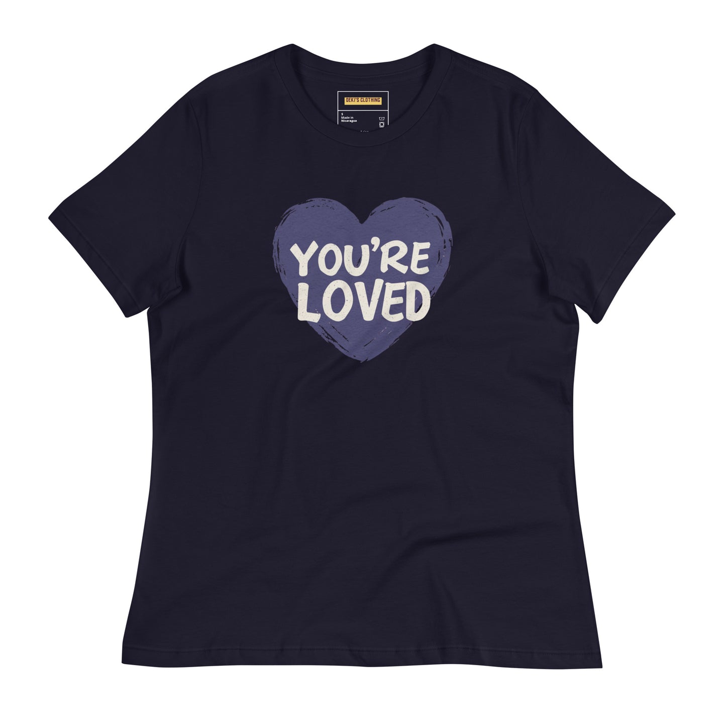 You're Loved Women's Relaxed T-Shirt - Deki's Variety Store