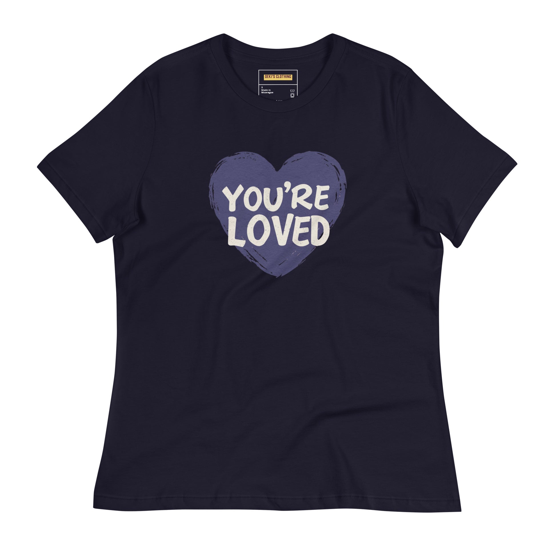 You're Loved Women's Relaxed T-Shirt - Deki's Variety Store