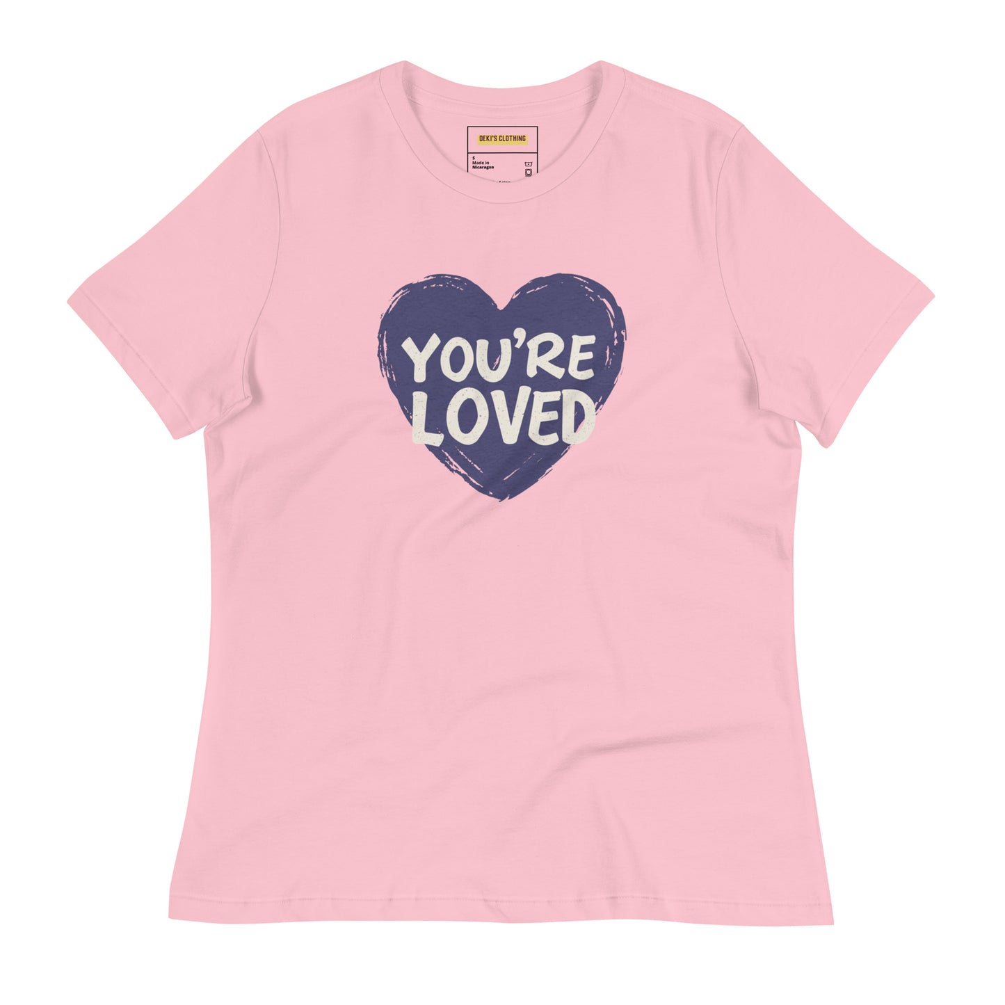 You're Loved Women's Relaxed T-Shirt - Deki's Variety Store