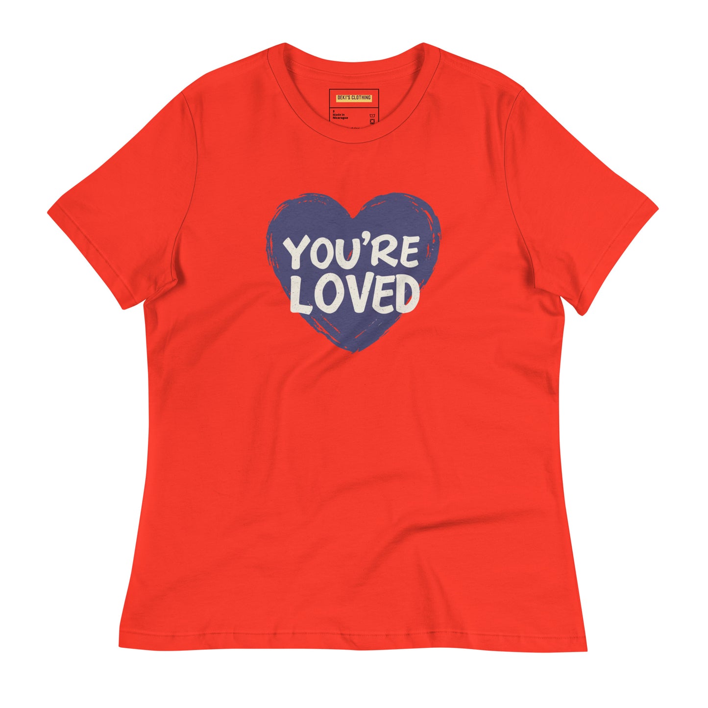 You're Loved Women's Relaxed T-Shirt - Deki's Variety Store